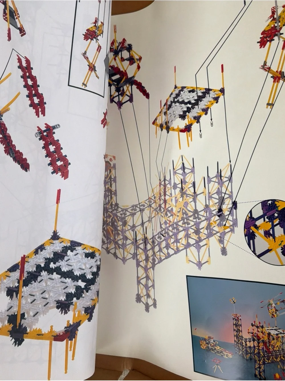 K’NEX Big Ball Factory 63045 Huge Parts Lot With Manuals